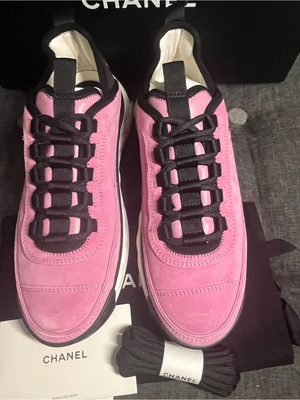Authentic Chanel women’s sneakers size 36.5